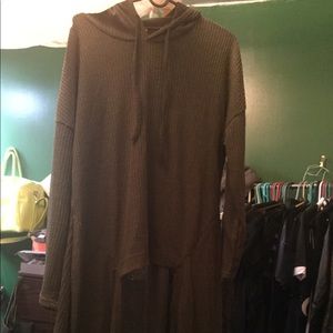Dark green hooded sweater